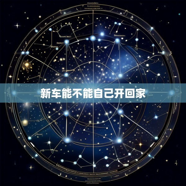 新车能不能自己开回家