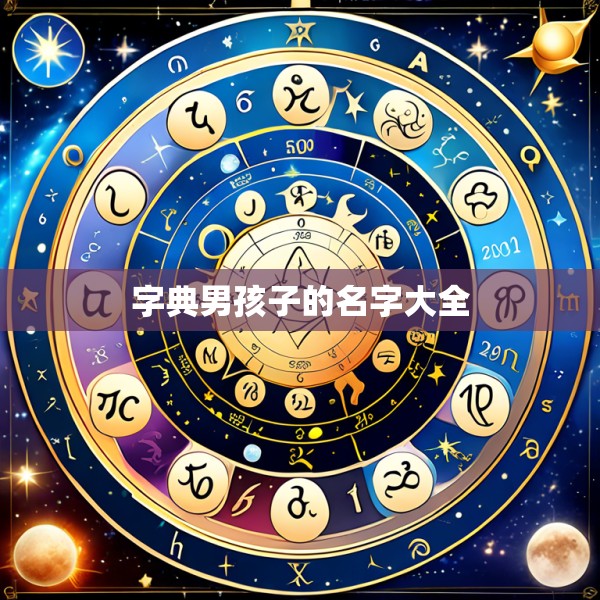 字典男孩子的名字大全