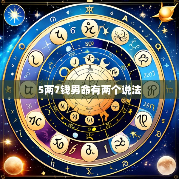 5两7钱男命有两个说法