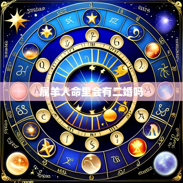 属羊人命里会有二婚吗