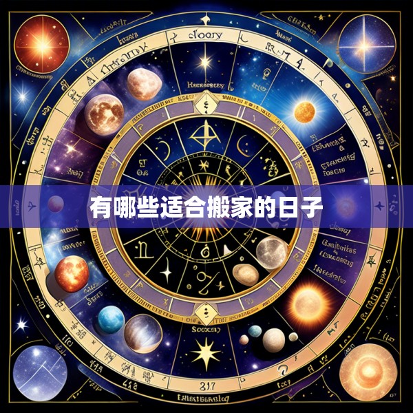 有哪些适合搬家的日子