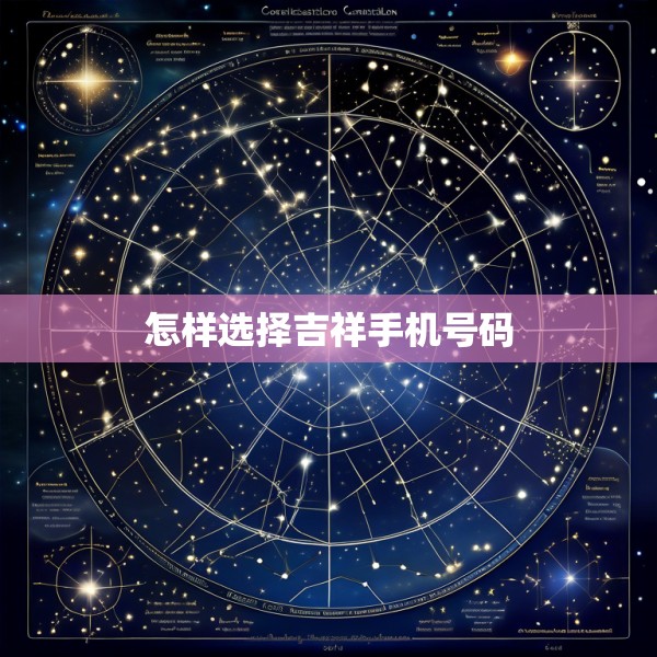 怎样选择吉祥手机号码