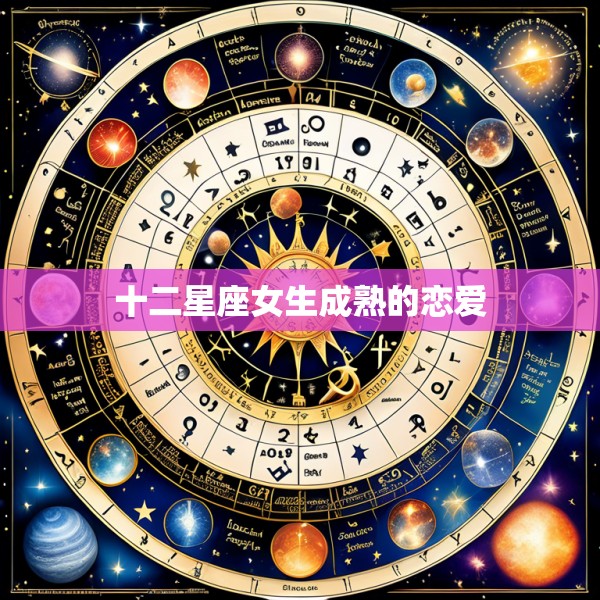 十二星座女生成熟的恋爱