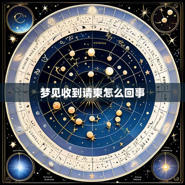 梦见收到请柬怎么回事