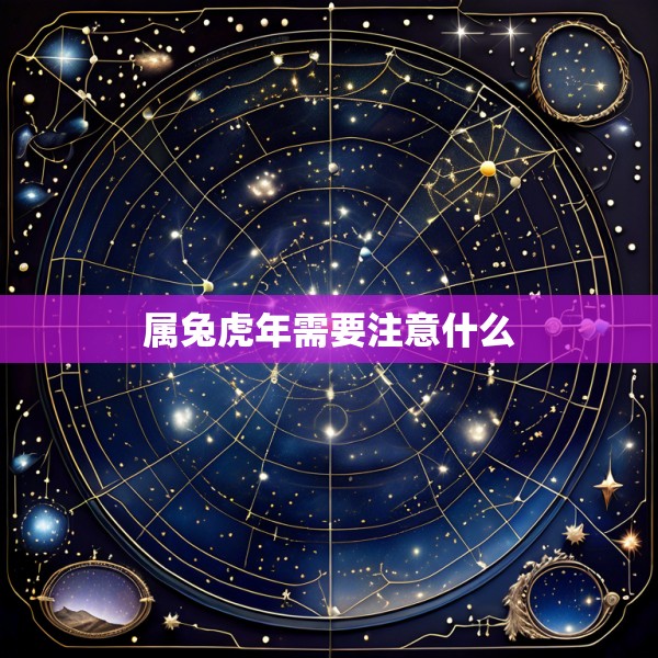 属兔虎年需要注意什么