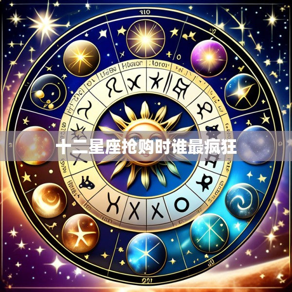 十二星座抢购时谁最疯狂