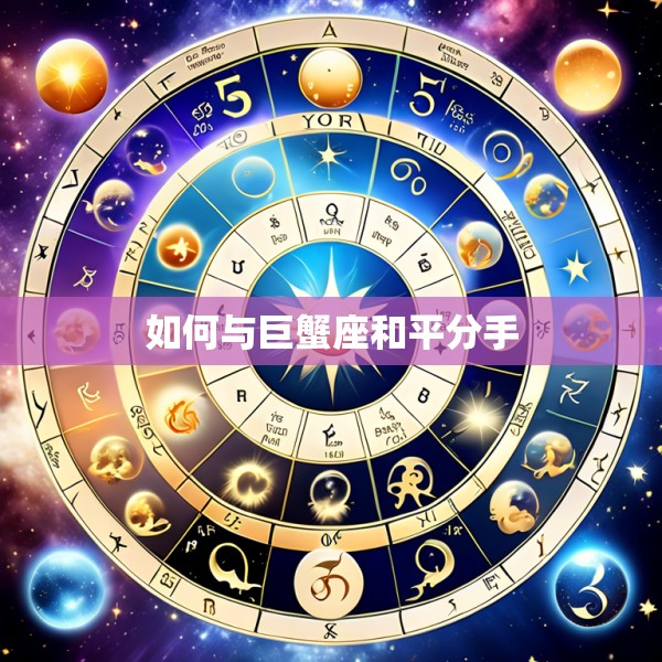 如何与巨蟹座和平分手