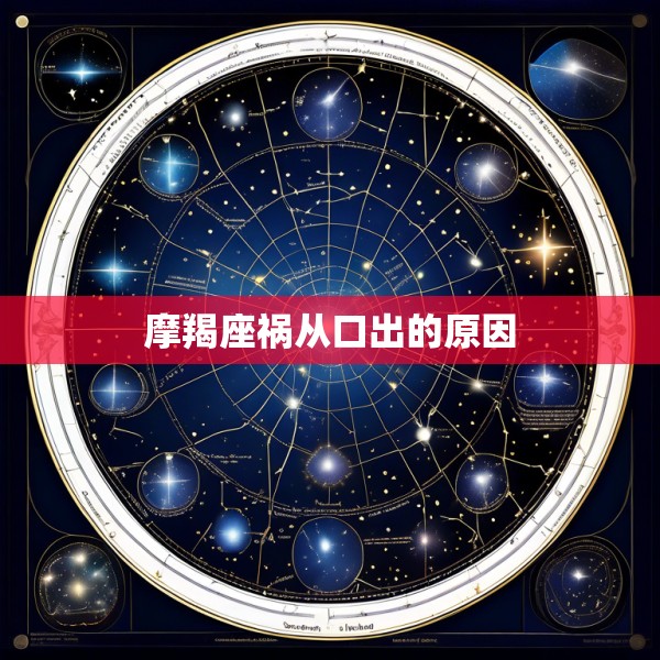 摩羯座祸从口出的原因