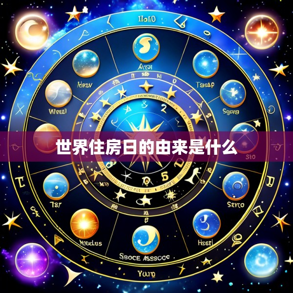 世界住房日的由来是什么