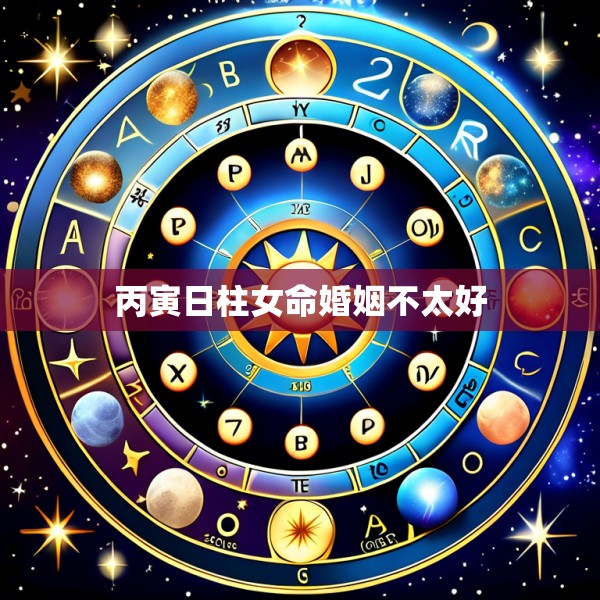 丙寅日柱女命婚姻不太好