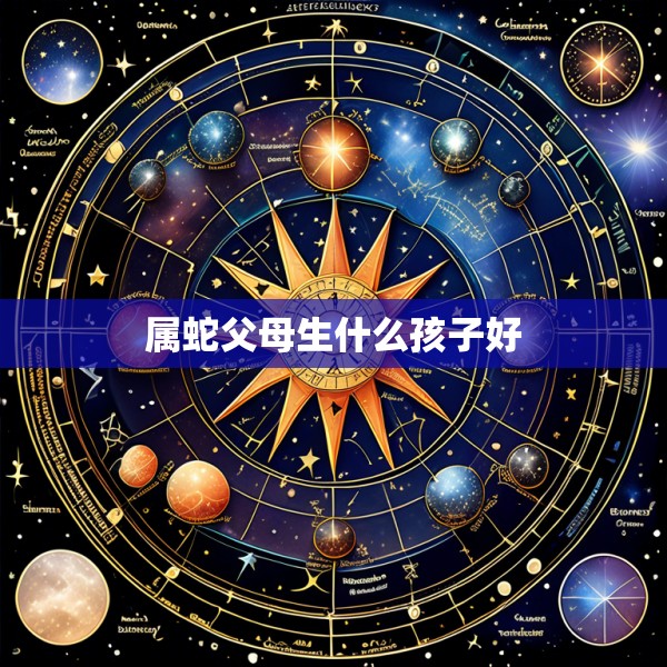 属蛇父母生什么孩子好