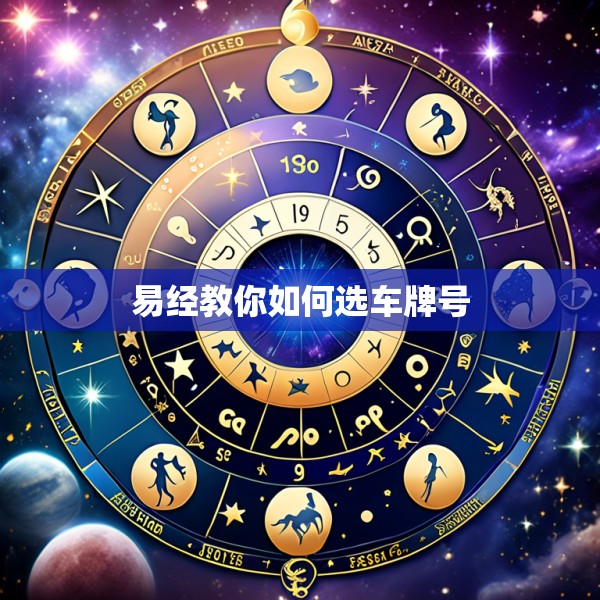 易经教你如何选车牌号