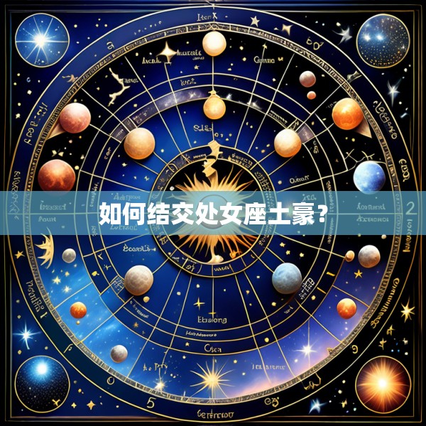 如何结交处女座土豪?