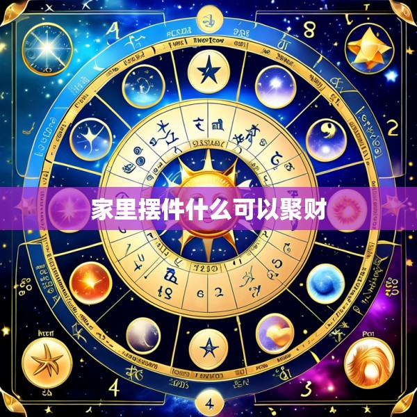 家里摆件什么可以聚财