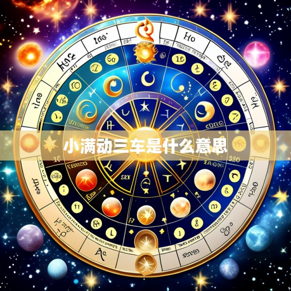 小满动三车是什么意思