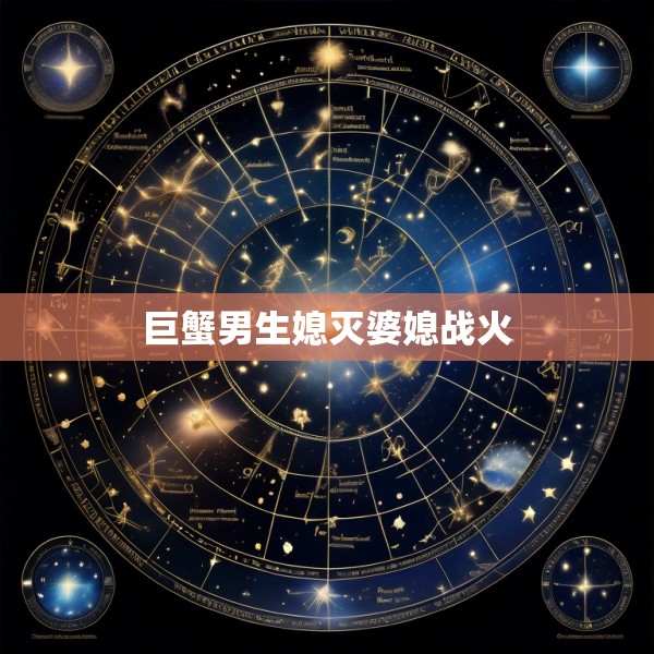 巨蟹男生媳灭婆媳战火