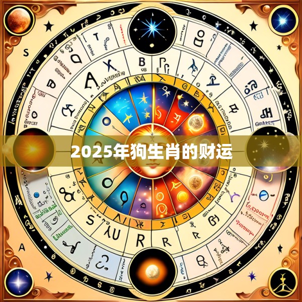 2025年狗生肖的财运