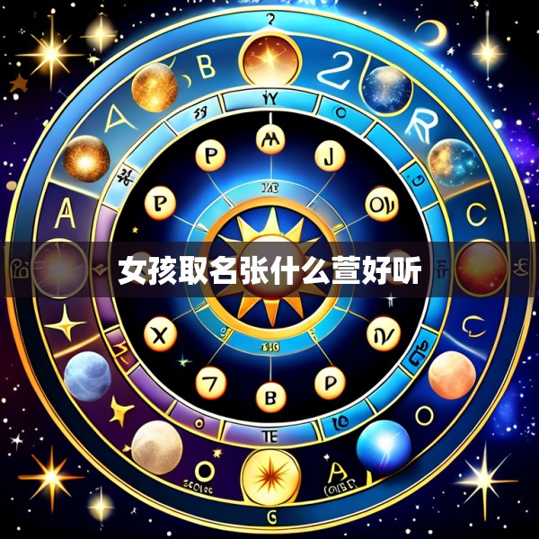 女孩取名张什么萱好听