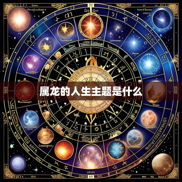 属龙的人生主题是什么