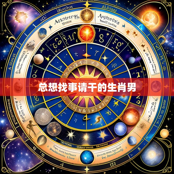 总想找事请干的生肖男