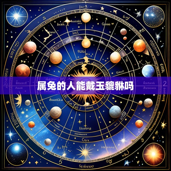 属兔的人能戴玉貔貅吗