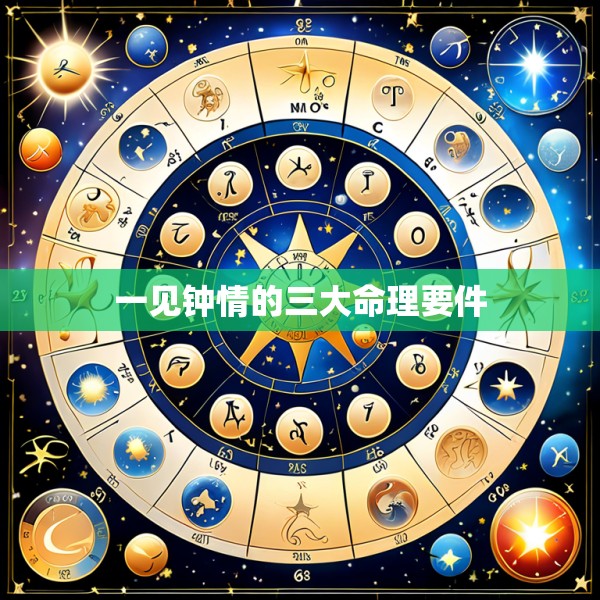 一见钟情的三大命理要件