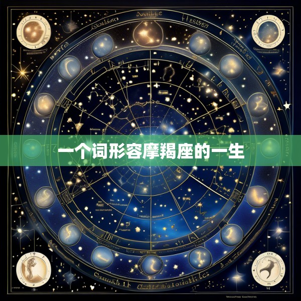 一个词形容摩羯座的一生