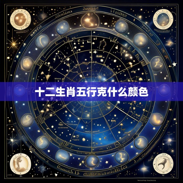 十二生肖五行克什么颜色