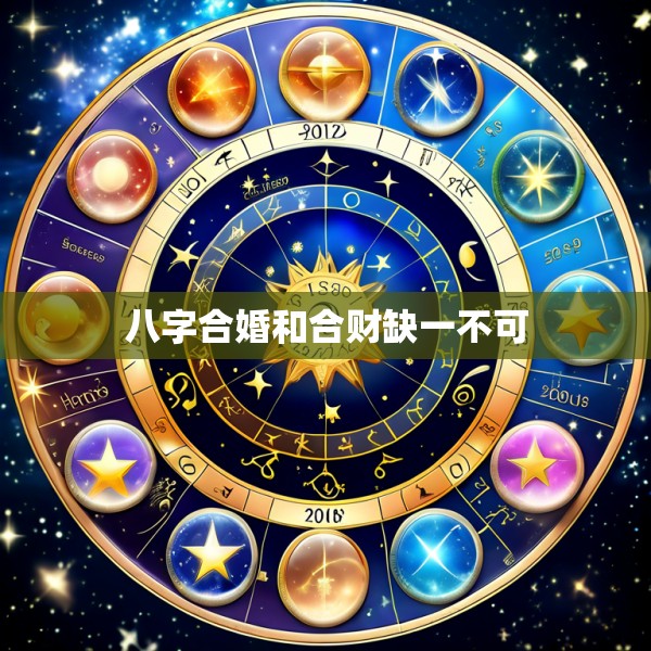 八字合婚和合财缺一不可