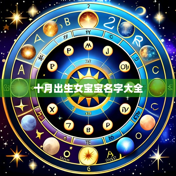 十月出生女宝宝名字大全