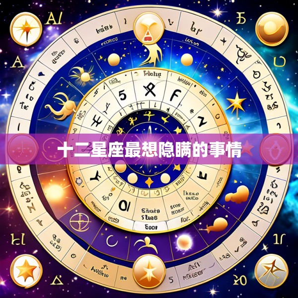 十二星座最想隐瞒的事情