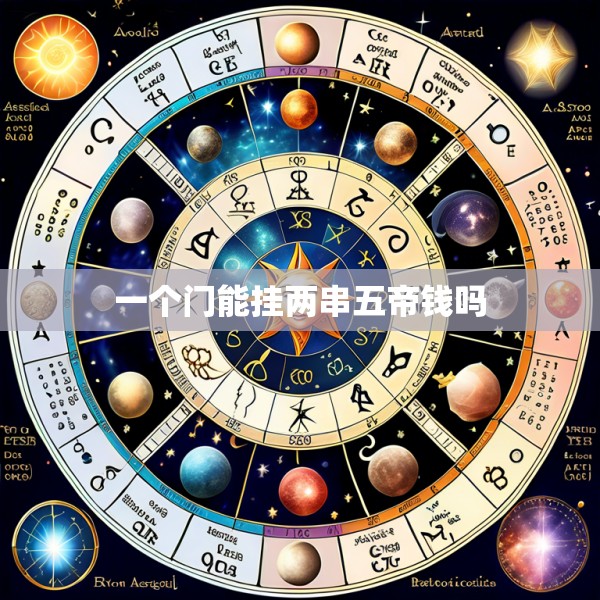 一个门能挂两串五帝钱吗