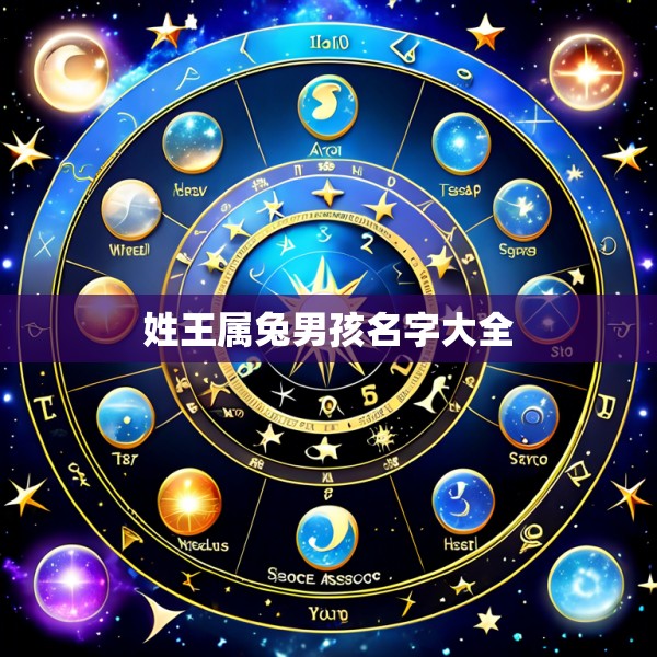 姓王属兔男孩名字大全