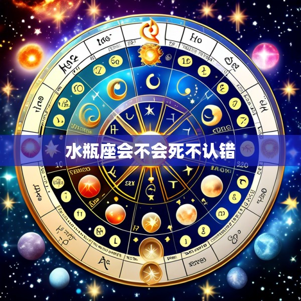 水瓶座会不会死不认错