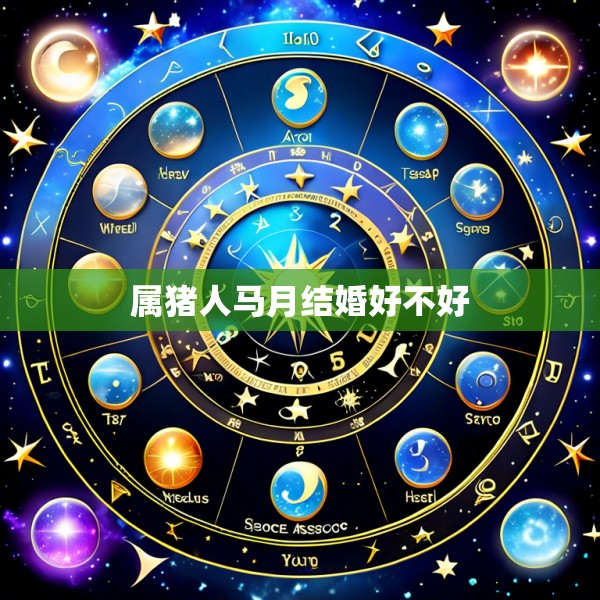 属猪人马月结婚好不好