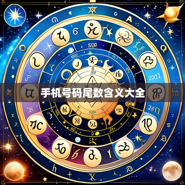 手机号码尾数含义大全