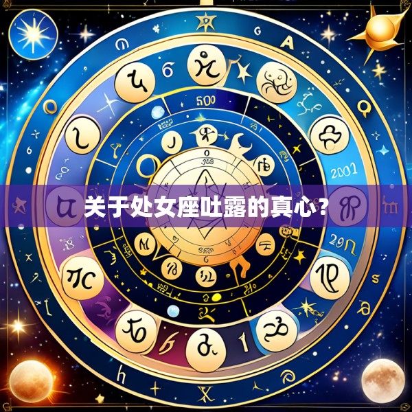 关于处女座吐露的真心？