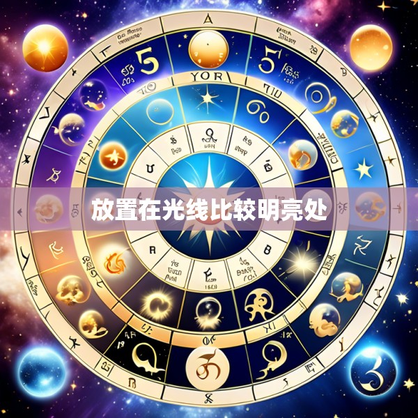 放置在光线比较明亮处