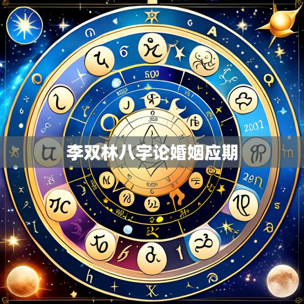 李双林八字论婚姻应期