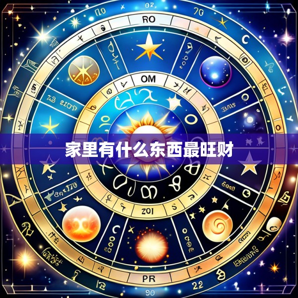 家里有什么东西最旺财