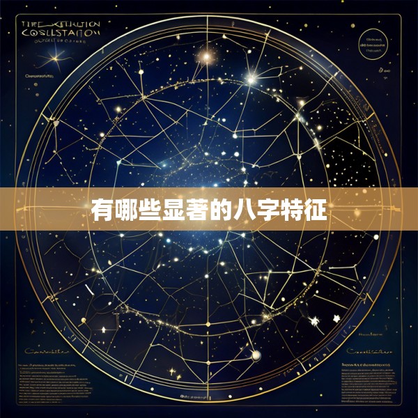有哪些显著的八字特征