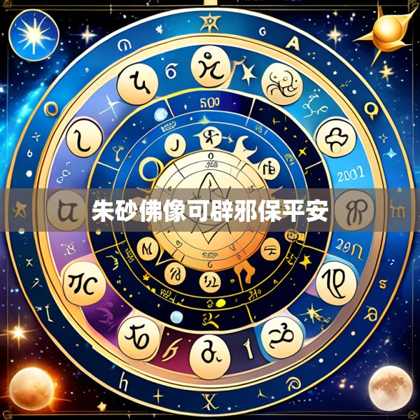 朱砂佛像可辟邪保平安