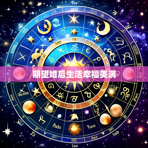 期望婚后生活幸福美满