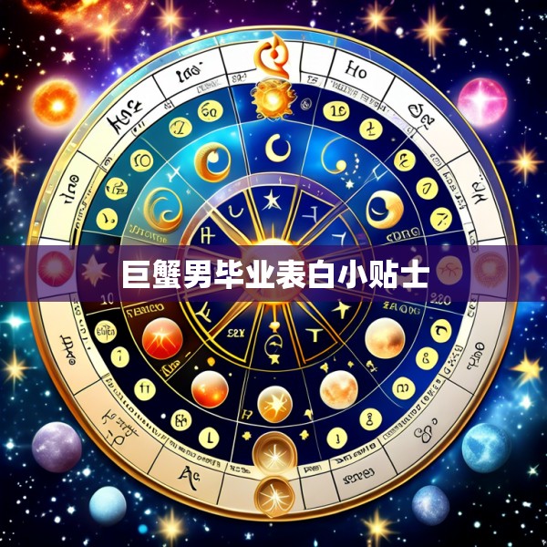 巨蟹男毕业表白小贴士