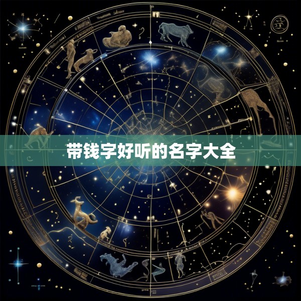 带钱字好听的名字大全
