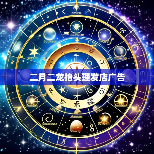 二月二龙抬头理发店广告