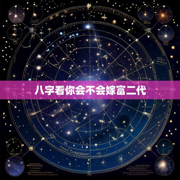 八字看你会不会嫁富二代