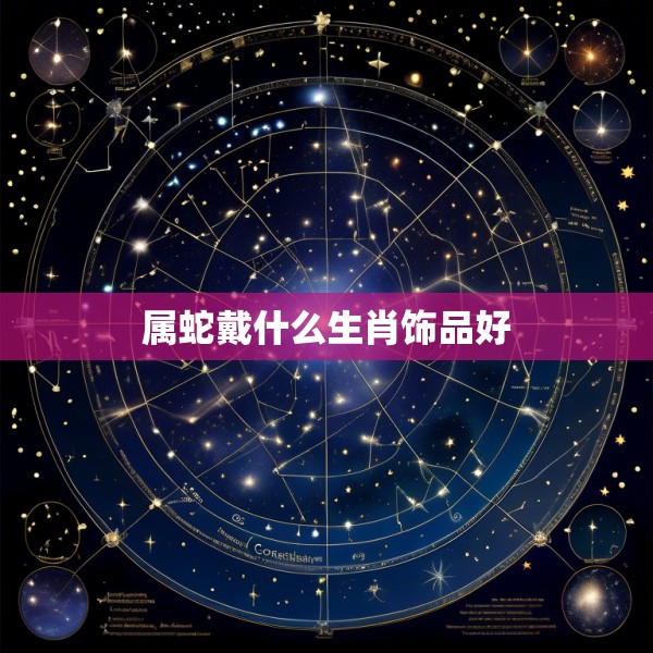 属蛇戴什么生肖饰品好