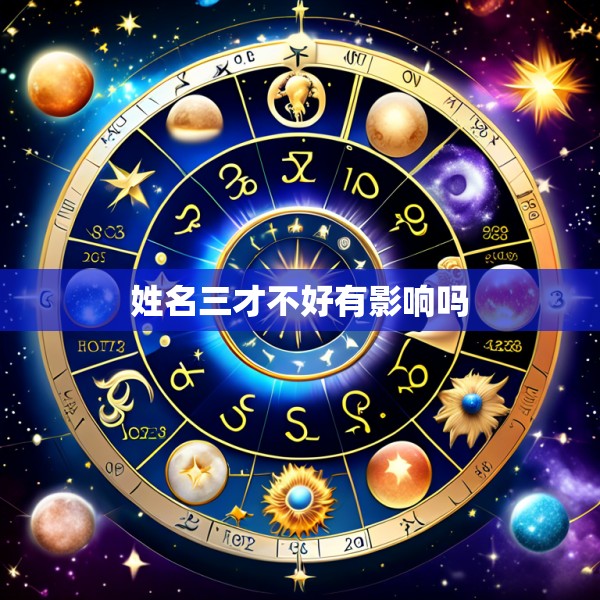 姓名三才不好有影响吗