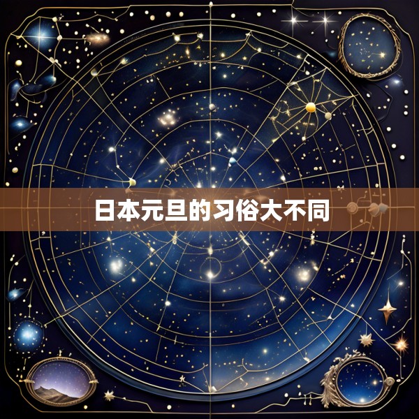 日本元旦的习俗大不同